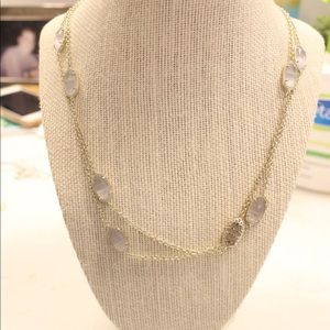 KENDRA SCOTT long grey necklace